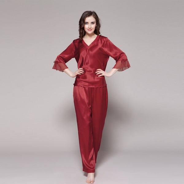 LilySilk 100 Silk Pajamas Set Women Luxury Natural Female Shorts Sleepwear Women's Clothing Free Shipping LilySilk 100 Silk Pajamas Set Women Luxury Natural Female Shorts Sleepwear Women's Clothing Free Shipping